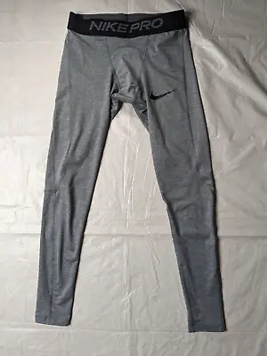 Nike Pro Compression Pants Men's Small Gray Baselayer • $12.80