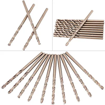 £3.15 • Buy Cobalt HSS Drill Bits For Stainless Steel Tough Strong Hard Metals 1mm To 10mm