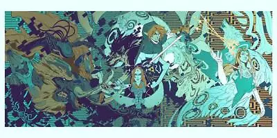 Zelda Twilight Princess By Andrew Thompson Ltd Edition X/25 Print Poster MINT • $105