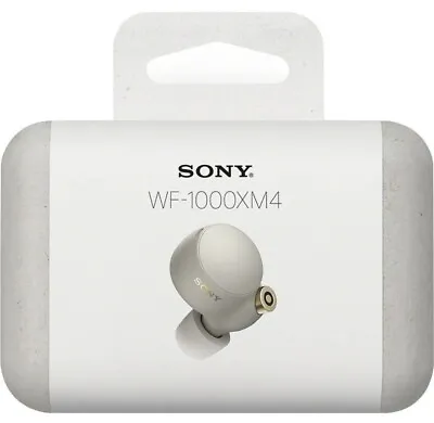 Sony WF-1000XM4 Noise-Canceling True Wireless In-Ear Headphones (Silver) • $169