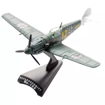 1:100 Germany Messerschmitt BF109E Fighter Aircraft Alloy Model Souvenir Display • £27.22