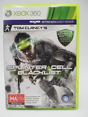 Tom Clancy's Splinter Cell Blacklist Xbox 360 Game PAL Tracked Post • $8