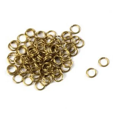 £7.49 • Buy Caldercraft 6mm X 4mm Brass Rigging Rings (100) RC Scale Model Boats & Ships