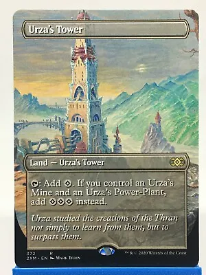 MTG - Urza's Tower.  Double Masters.  Borderless. Rare Colourless - Tron Land. • £22.95