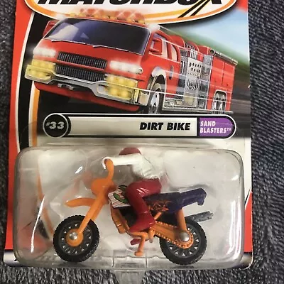 Matchbox 2000 Dirt Bike Motorcycle Sand Blasters #33 Vintage 2000 Purple 1:64 • $5.58