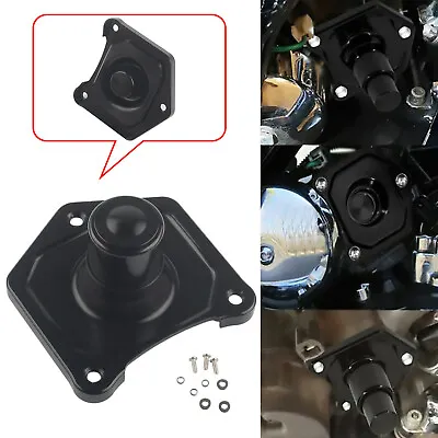 CNC Black Solenoid Cover Starter Push Button For Harley Big Twin Dyna 1991-2017 • $14.02