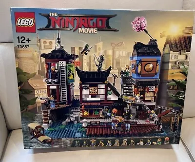 Lego  Rare Retired The LEGO Ninjago Movie NINJAGO City Docks (70657) • $839.99