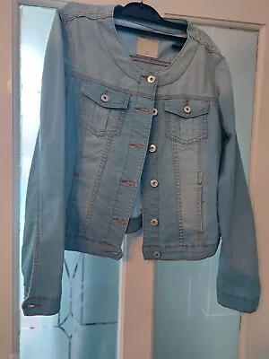 Encuentro Light Denim Jacket Size 10 • £6.50