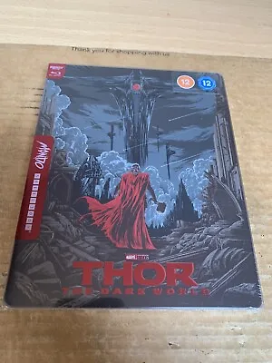 Thor The Dark World Mondo 4K UHD Blu Ray Steelbook NEW & SEALED Marvel • £20