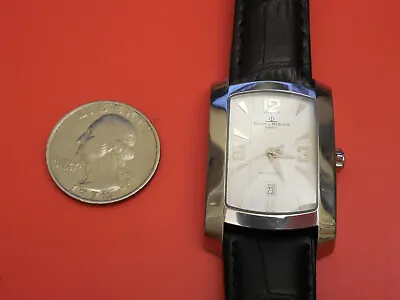 Baume Mercier Solid Steel 26mm Hampton Men Automatic Mechanical Date Watch • $449.99
