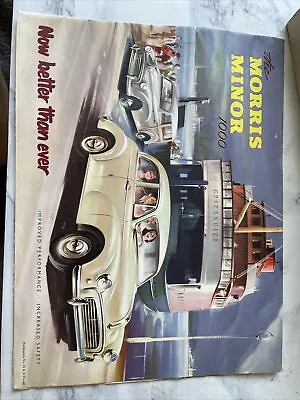 Morris Minor 1000 1957-58 UK Market Brochure 948cc Saloon Convertible Traveller • $24.87