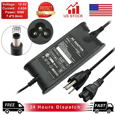 $12.49 • Buy 90W AC Adapter Charger Power Supply For Dell Latitude Inspiron Vostro Series
