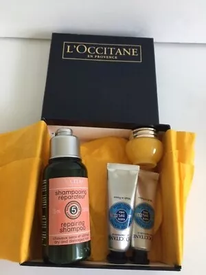L'OCCITANE Dry Skin Hand Cream X2 Repairing Shampoo Creme Divine Set Travel • $20