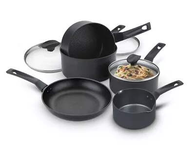 £89.99 • Buy Prestige Cookware Set In Aluminium - Dishwasher Safe, Non Stick Pans - Pack Of 5
