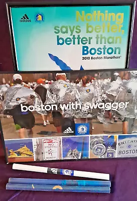 Lot 5 Official Boston Marathon Posters 2010-2014 ~ Nothing Says Better ~ Swagger • $99.99