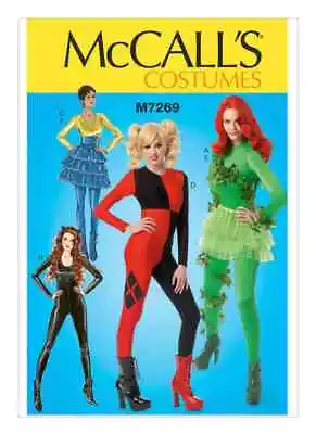 McCalls Sewing Pattern 7269 Unitards Skirts Dance Cosplay Costumes Szs 4-12 NEW • £6.26