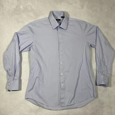 Boss Hugo Boss Dress Shirt Men’s 16 34/35 Regular Fit Long Sleeve Light Blue • $21.95