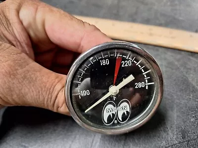  MOON EYES SCTA SPEED GASSER HOT RAT ROD WATER COOLANT  TEMPERATURE GAUGE Works  • $540