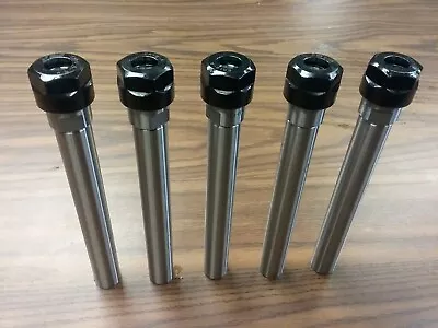 ER16 COLLET CHUCKS 3/4  X 6  W. STRAIGHT SHANK 5pcs-#ER16-CK346 Tool Holder Set • $129