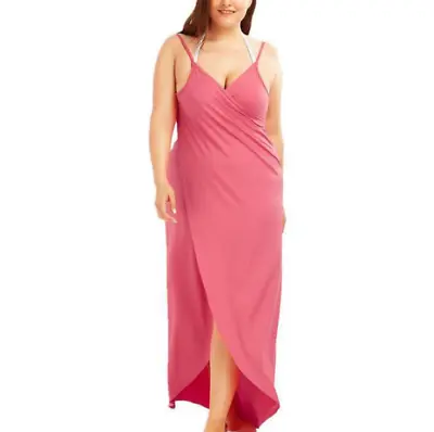 Women Ladies Summer Beach Cami Pockets Maxi Long Dress Boho Holiday Sundress • £6.99