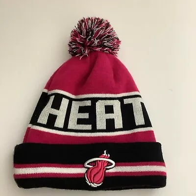 New Era Hardwood Classics NBA Basketball Miami Heat Winter Beanie Hat Cap • $9.80