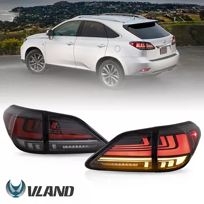 LED Tail Lights For 2009-2014 Lexus RX350 RX450 Clear Lens W/Sequential Blinker • £329.99