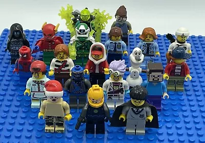 Lot 20 LEGO Minifigures Random Assorted Ninjago Spider-Man Minecraft Harry Pot • $39.99