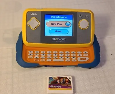VTech MOBIGO Handheld Touch Learning System Video Game W/Touch And Learn Game • $19.50