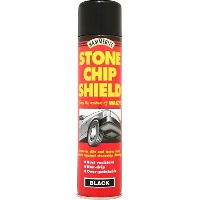 Hammerite Stonechip Shield - Black - 600ml • £11.99