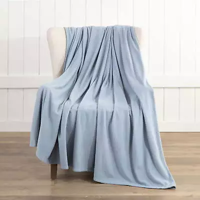 108x90'' Throw Blanket All-Season Lightweight Anti-Static  For Couch/Sofa (Blue) • $25.50