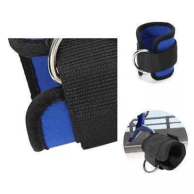 1Pc Ankle Strap D-ring Multi Gym Cable Attachment Thigh Leg Pulley Exercise 37 • $8.04
