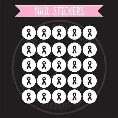 Awareness Ribbon Fingernail Art Decal Stickers Nail Vinyls • $5