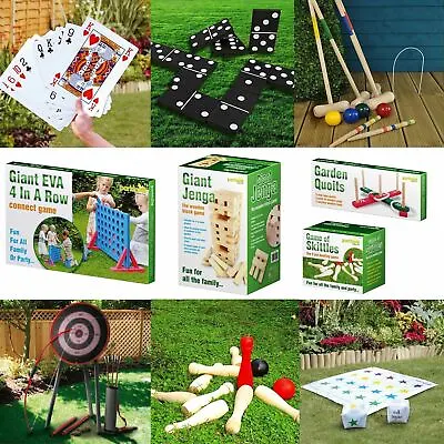Large Giant Family Kids Fun Outdoor Garden Patio Lawn Games Party BBQ Picnic • £7.99