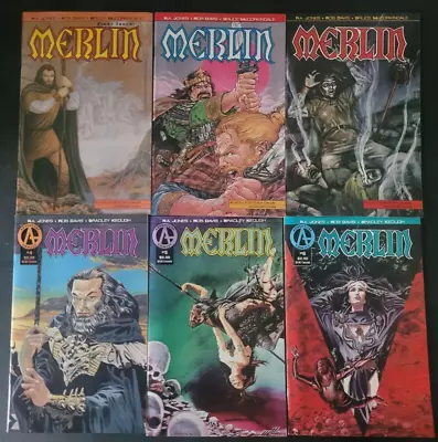 Merlin #1-6 (1990) Adventure Comics Full Complete Series! Sword Sorcery! Arthur! • $17.49