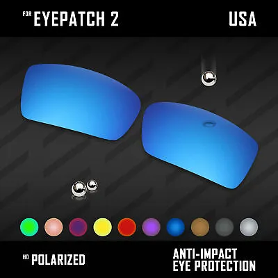 Anti Scratch Polarized Lot Replacement Lenses For-Oakley Eyepatch 2 OO9136 Opt • $6.99