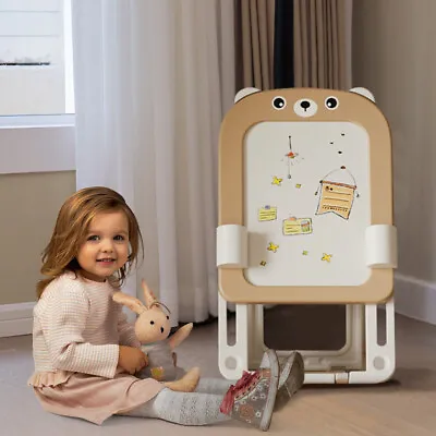 Children 2 In 1 Adjustable Magnetic Drawing Board Easel Kids Drawing Board UK • £45.95