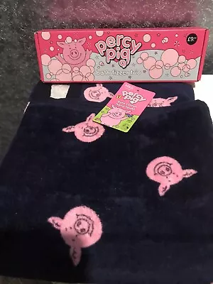 £20 • Buy Percy Pig Hand Towel 🐷& Percy Pig Bath Fizzer Trio By M&s New