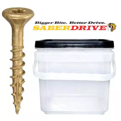 SaberDrive® Tan XL1500 Coated T-25 Star Drive Exterior Deck Screws • $161.80