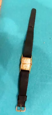 Vintage 1950s Lord Elgin Mens Watch 21 Jewels Flared Lugs 14kt Gold Filled • $135