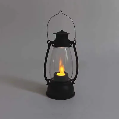 Dollhouse Miniature Retro Lantern Kerosene Lamp Light Ornament Decor Photo Props • $9