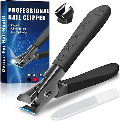Nail Clippers For Men  Women Thick Nails Professional Large Heavy Duty Toe Nail • $9.88