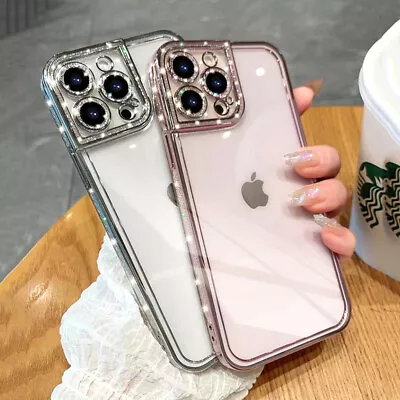 $8.99 • Buy Girls Glitter Shockproof Case For IPhone 14 13 12 11 Pro Max Plus XR XS 7 8 SE