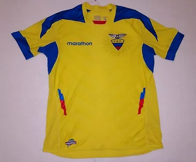 2014 SELECCION ECUADOR FEF Home MARATHON M WORLD CUP CONMEBOL JERSEY Xs S M L Xl • $90.99