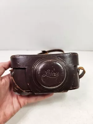 Leica Camera Case Photography Leather Germany Eleitz Vintage Old Case Worn See • $40