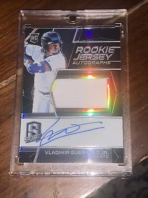 2019 Spectra-Vladimir Guerrero Jr. Silver Rookie Autograph/Jersey /199-Blue Jays • $8.50