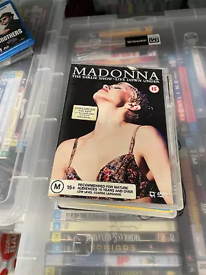 Madonna The Girlie Show Live Down Under DVD 1993 November 19 Sydney All Region • £12