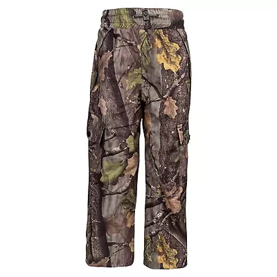 Jack Pyke Kids Waterproof Trousers 5-13 Yrs English Oak Evo Camo Boys Girls • £34.99