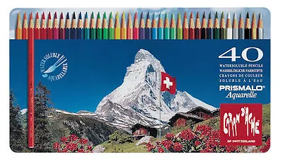 Caran D'ache Prismalo Watercolour Pencil 40 Colour Tin • £74.75