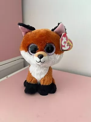 TY Beanie Boo Regular 6” Fox Slick • $24.99