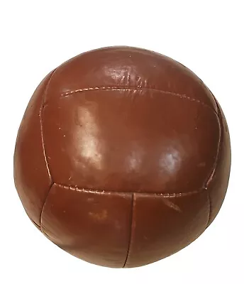 Vintage Leather Medicine Ball • $590